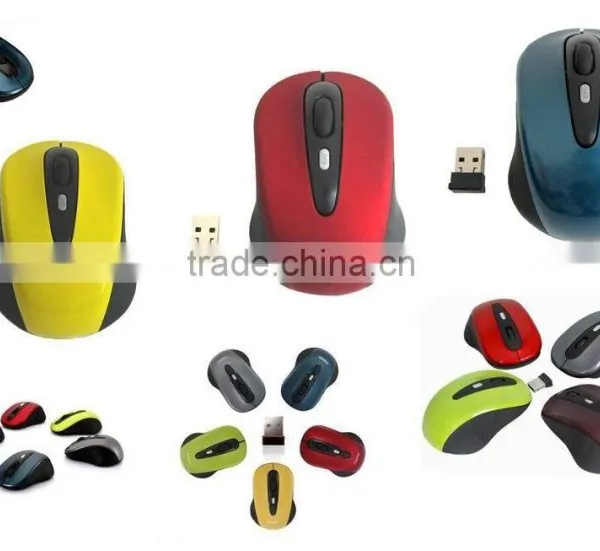 Cheap Model 2.4G Cordless Optical Gift Mouse With Usb Mini Receiver photo-5