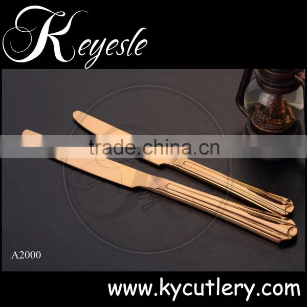 Rose Gold Cutlery,gold Plated Flatware,flatware Set photo-3