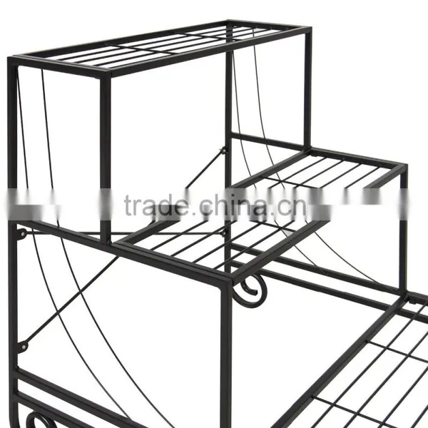 Iron Wedding Flower Pot Stand Centerpieces 3 Tier Designs Rack photo-6