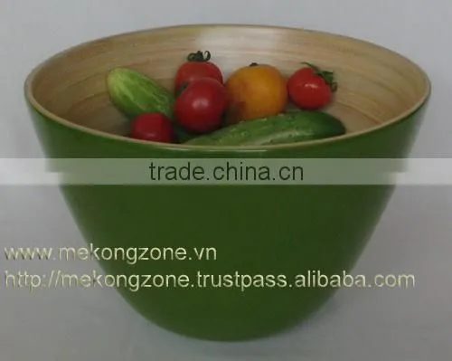 Lacquered Bamboo Bowl photo-2