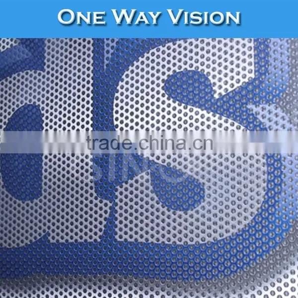 Self Adhesive PVC Vinyl Double Sided Black One Way Security Window Film photo-3