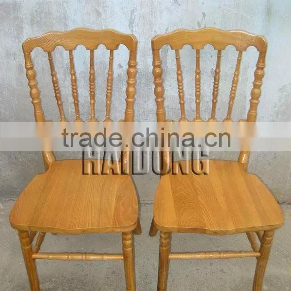 HDW-NL-D06 Natural Wood Napoleon/Chiavari Chair