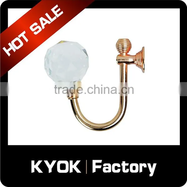 KYOK High Quality Wholesale Cheap Curtain Accessories,special Design Silver Curtain Hooks,16/19/22/25mm Curtain Rod Hooks Supplier's Choice photo-4