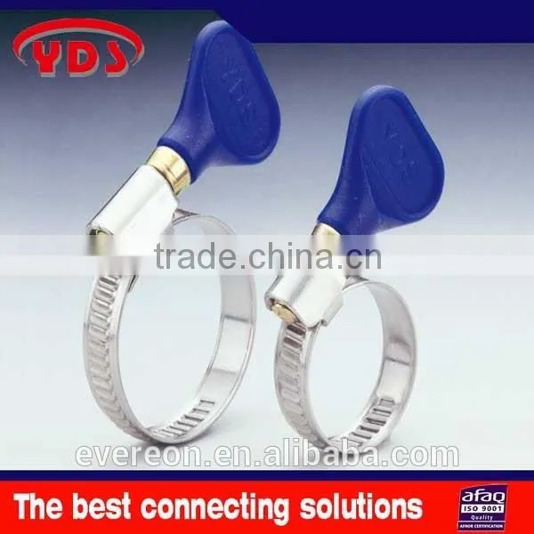 Stainless Steel With Plastic POM Handle Pipe Clamp for Pvc Pipe photo-2