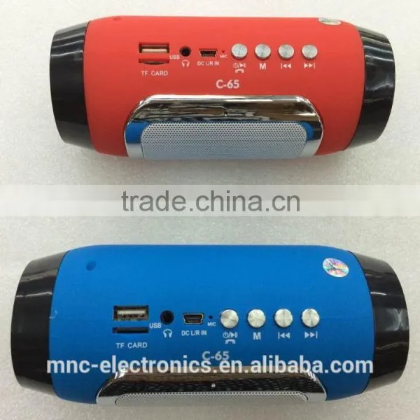 2016 High Quality 3D Sound Effect Portable Outdoor Bluetooth Speaker With Line In/hands Free Call, Can do Custom Logo Printing photo-3
