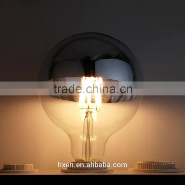 LED Half Chrome Bulb Filament G125 8W photo-5