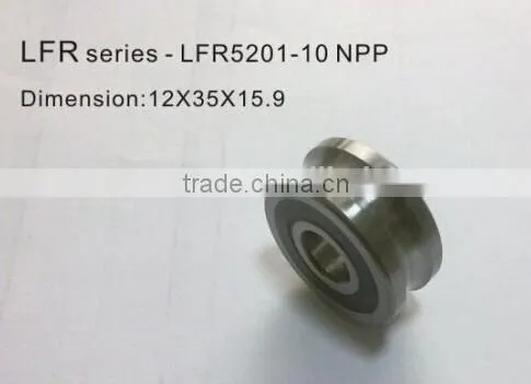 China Bearing Supplier Bearing LFR50/5NPP U GrooveTrack Roller Bearings With Size 5*17*8mm photo-6