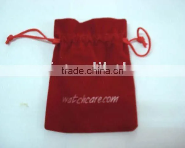 2015 New Design Velvet Jewerly Pouch With Logo photo-2