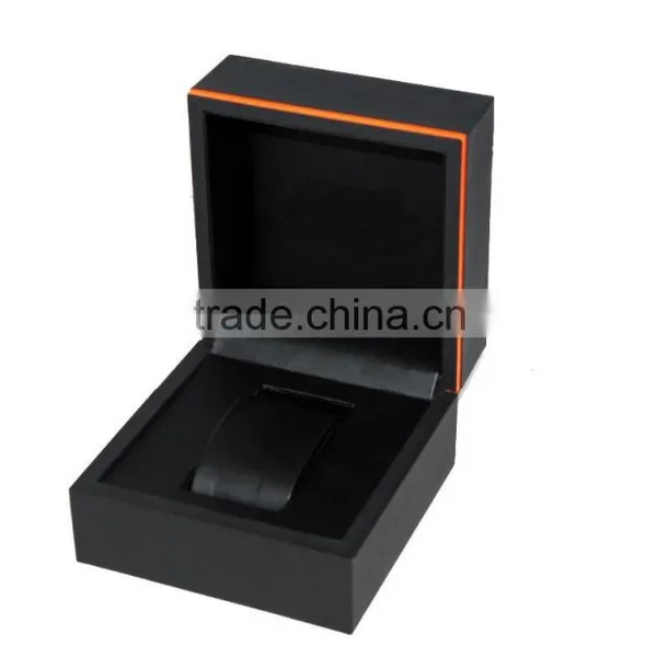 Luxurious Wooden Watch Box/Black Paper Watch Box for Single Watch photo-5