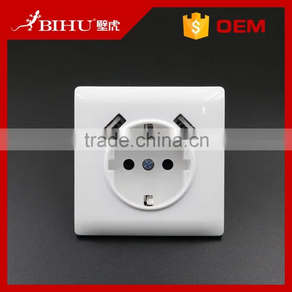 China Factory BIHU Make High Quality Universal Wall Switch Socket With Usb Port Supplier's Choice photo-4