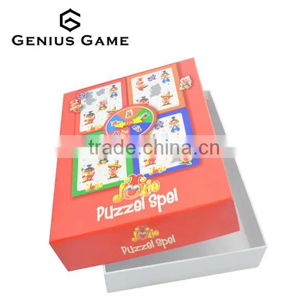 Custom Jokio Spel Cardboard Puzzle Jigsaw