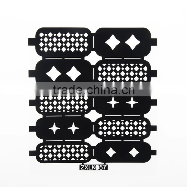 Heart to Feel Private Label Hollow Stencil Nail Sticker for Girls photo-2