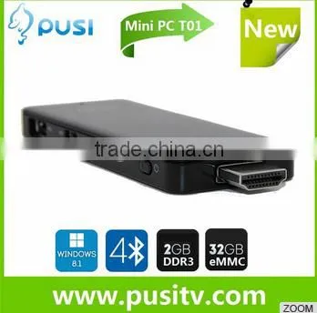 2015 Latest Intel 2K Quad Core Z3735Fwindows Mini pc Dongle TV Dongle Windows10.1 Android Ubantu Set Top Box Compute Stick photo-2