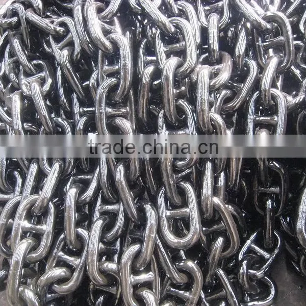 Black Marine Stud Chain Mooring Anchor Chain photo-3