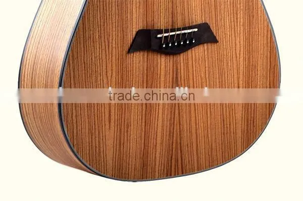 41" Zebrawood Acoustic Guitar Wholesale ODM photo-2