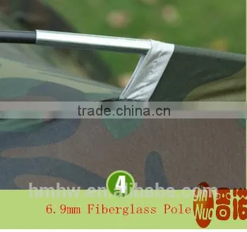 2 Persom Single Layer Double Door Camouflage Camping Tent photo-4