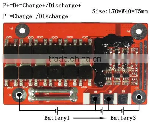 High Quality Lifepo4 9.6V 3s Bms/pcm