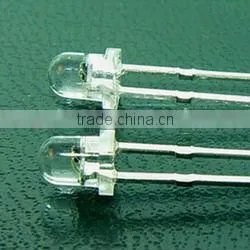 Round diffused 3mm LED dip lamps
