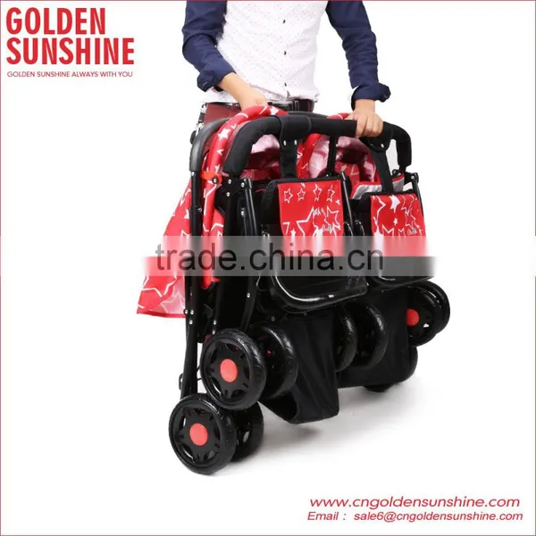 Classic Design Comfortabel Mummy to See Twin Baby Strollers With Top Quality