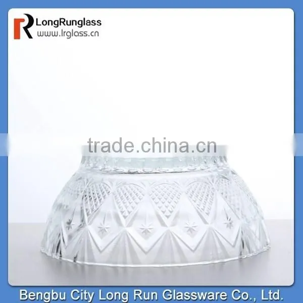 LongRun 2014 Hot Sales 238ml Carved Big Glass Bowl Factory Suply photo-2