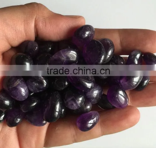 Natural Amethyst Quartz Tumble Purple Lot Translucent Opaque Untreated Loose Gemstone photo-4