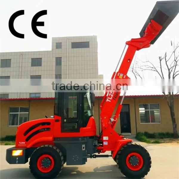 80HP Chinese Wheel Loader TL2500 Tractor Front End Wheel Loader for Multi Use photo-5