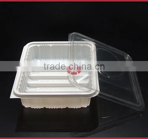 Custom APET Plastic Food Container With Lid Frozen Food Box Packaging XS-CYJ-001 photo-6