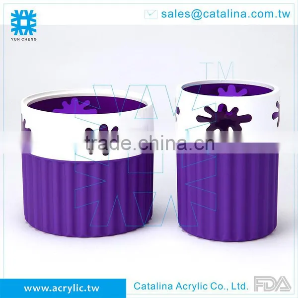 Purple Bathroom Set Tumbler Lotion Dispenser Cotton Jar Soap Dish Toilet Accessory photo-2