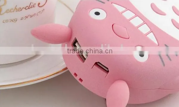 Power Supply Portable Mobile Phone Animal Cartoon Usb Charger,Totoro Portable Power Bank for Mobiles Phone photo-4