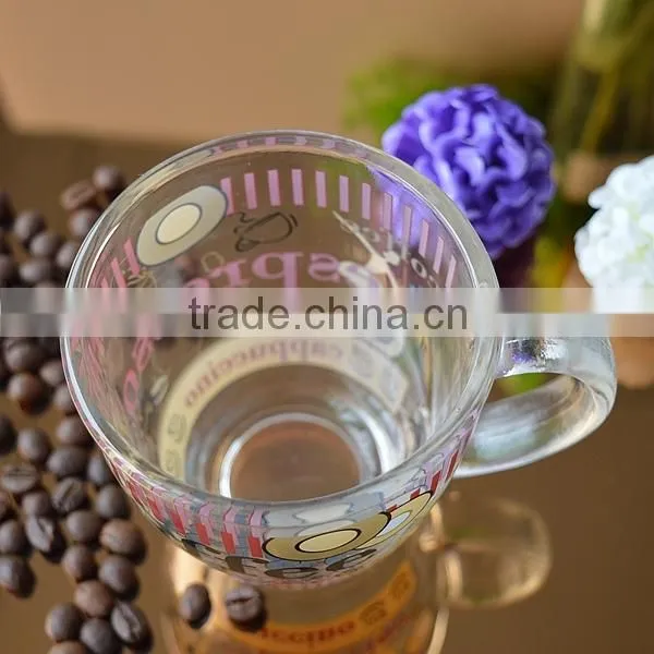 Cafe Glass Cup With Handle for Sale photo-3