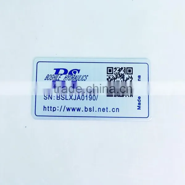 SELF ADHESIVE ALUMINUM NAMEPLATE photo-4