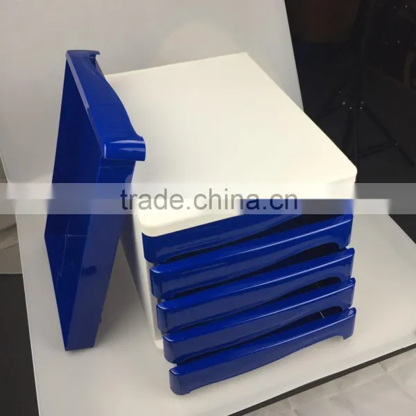 New Developed Blue Plastic Box for Put Office File With Plastic Production photo-3