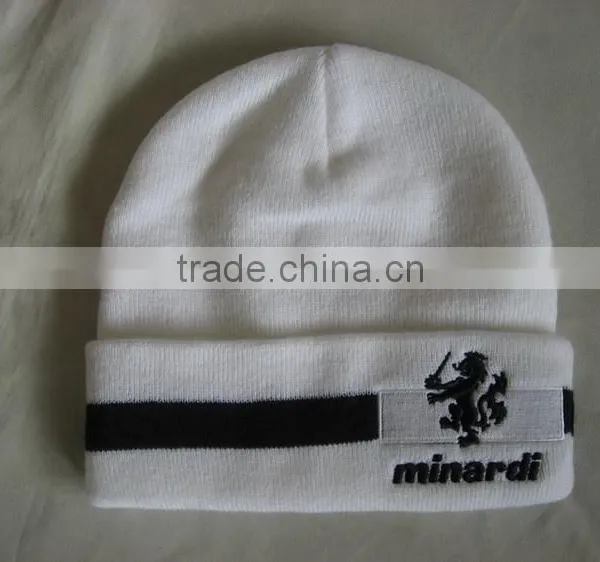 White Softtextile Wholesale Knitted Scarf Beanie and Glo photo-3