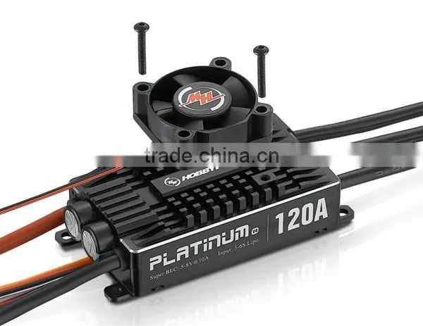 Hobbywing RC Aircraft System Platinum 120A V4 Brushless ESC Excellent Motor Speed Governing photo-5