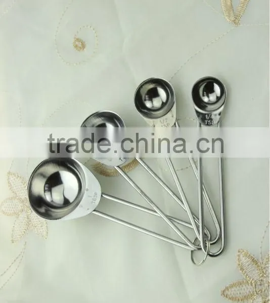 Stainless Steel Heart Shape Measuring Spoon Set photo-6