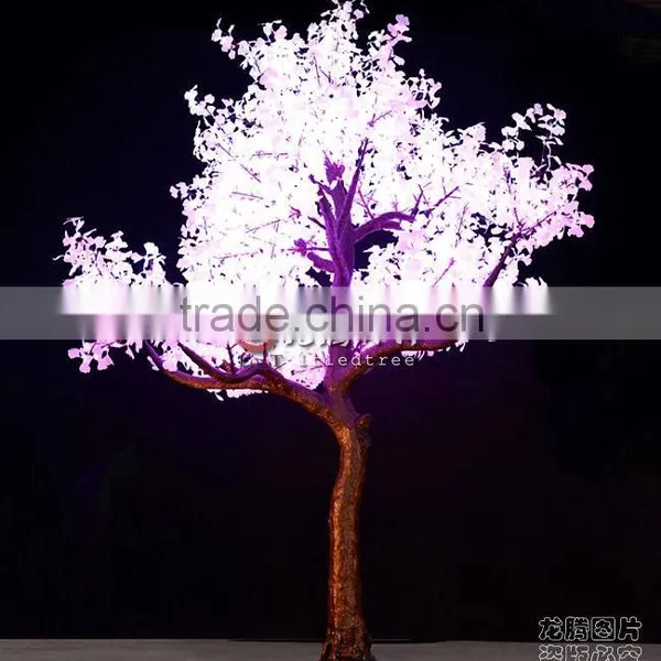 Unique 5m RGB Ginkgo Leaf Large Projection Led Tree photo-2