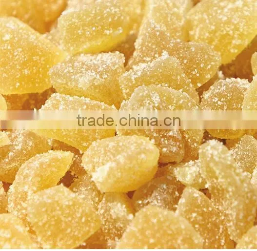 EU Standard Crystallized Ginger Slice/Chunk/Cube/Dice,Dried Ginger