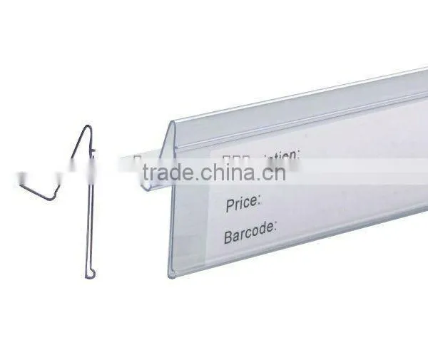 Clear Plastic Price Label Holder