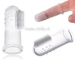 Baby Kid Soft Silicone Finger Toothbrush Gum Brush Clean Teeth Teeth Baby Silicone Massager photo-4