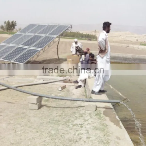 Triphase dc to ac IP65 Protection Solar Water Pumping System for Daily Water Using photo-2