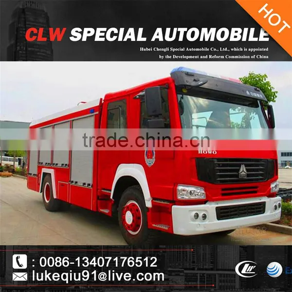 HOWO 12000liters Big Fire Truck for Sale photo-3