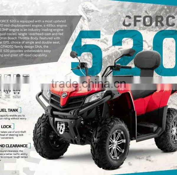 2017 CFMOTO 500cc ATV 4x4 Quad Bike Price for Sale photo-2