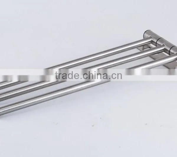 Fashion Bathroom Design Stainless Steel 3 Tiers Removable Towel Rail photo-2