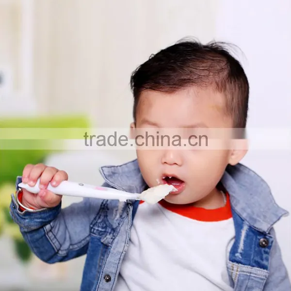 Creative Smart LED Thermometric Spoon, 304 Stainless Steel Spoon For Baby Use photo-2