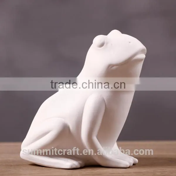 Miniature Ceramic Porcelain Animal Ceramic Frog Figurines photo-2