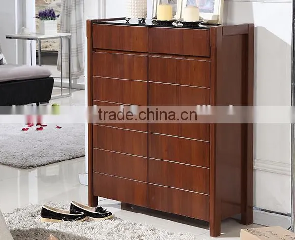 Modern Design Wooden Shoe Rack Cabinet photo-2
