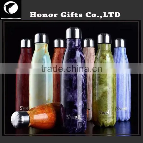 Promotional Custom Logo Printed Sports Stainless Steel Water Bottle photo-2