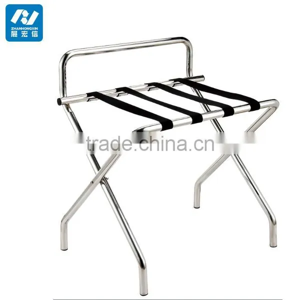China Stainless Steel Hotel Room Luggage Rack For Bedrooms photo-2