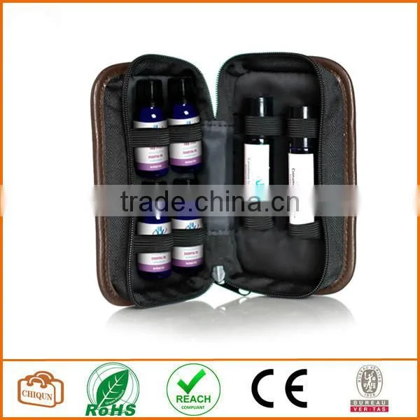 8 Bottle Essential Oil Roll-Ons Carrying Case Brown photo-2