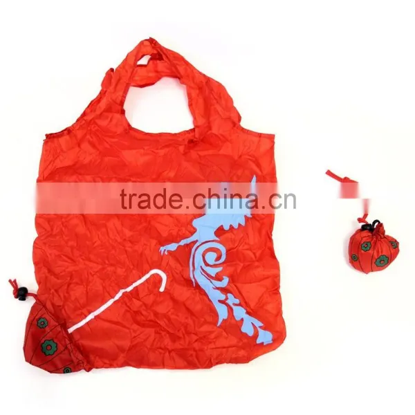 Cute Purple Bags Foldable Tote Shopping Bag Eco Friendly Reusable Recycle Storage photo-3